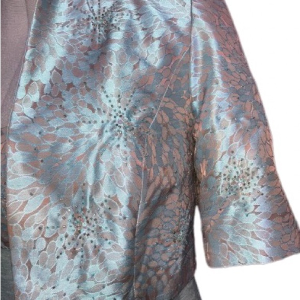 R&M Richards 2 piece beaded dress set, sz 8 - Picture 5 of 9